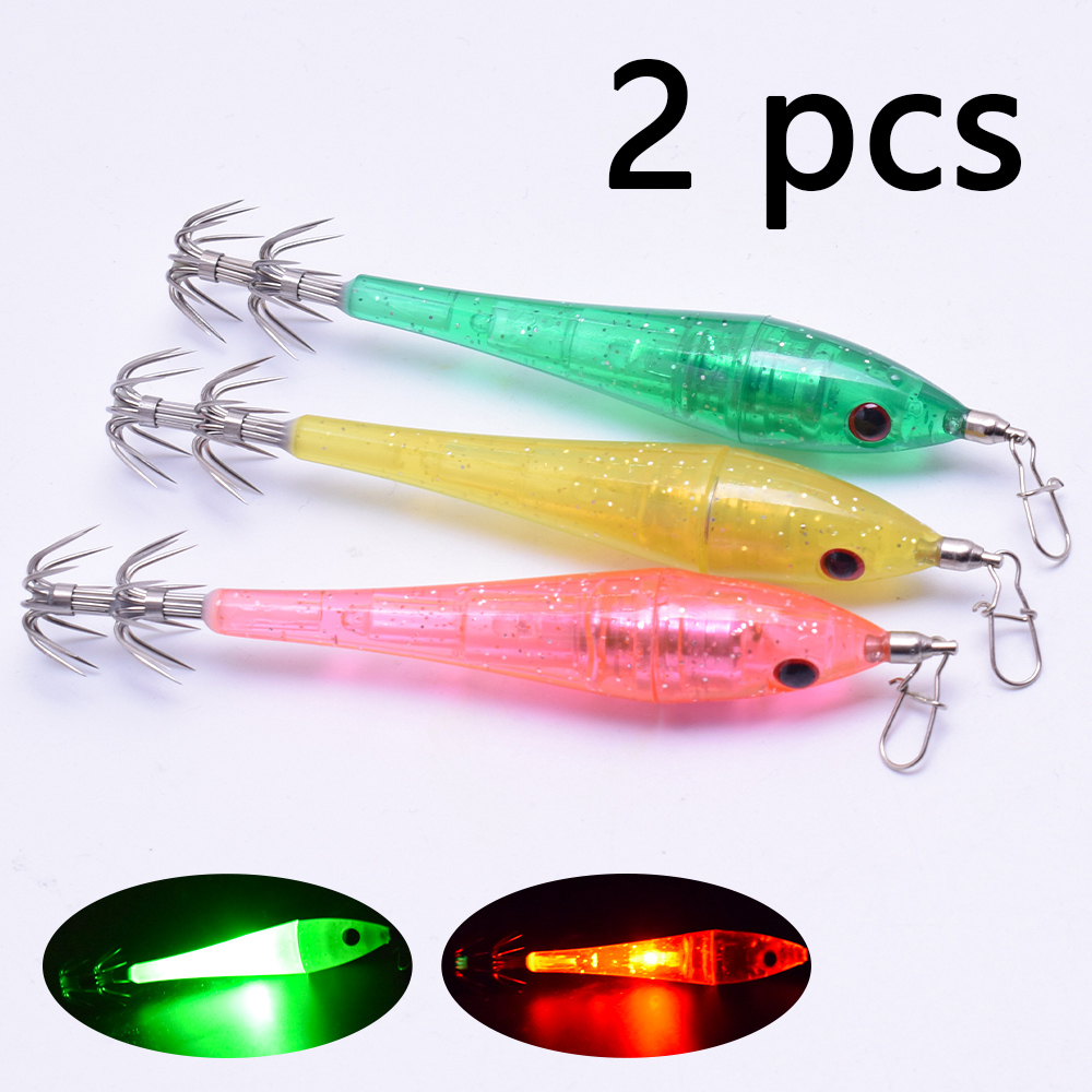 Fishing Boat Navigation Light - 2 stuks LED-onderwaterloklamp, gesimuleerd aas met