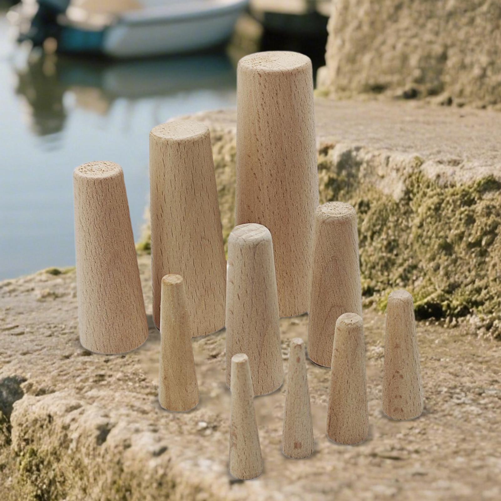 Fishing Boat Bilge Pump - Afvoerplug voor boot, houten draagbare conusstopper,