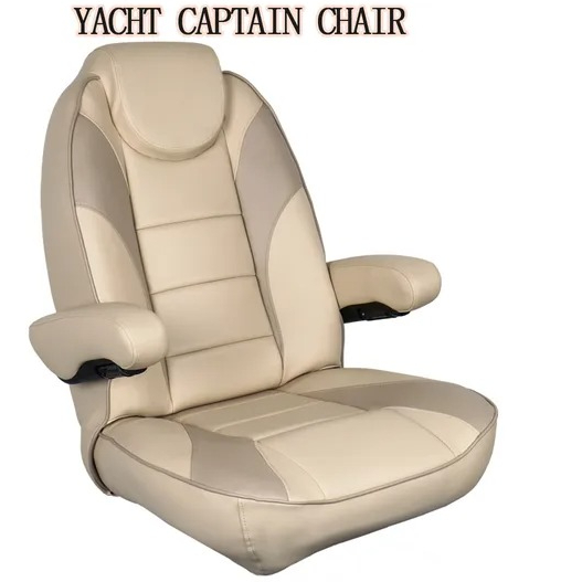 Fishing Boat Seat - Luxe maritieme bestuurdersstoel met verstelbare rugleuning,