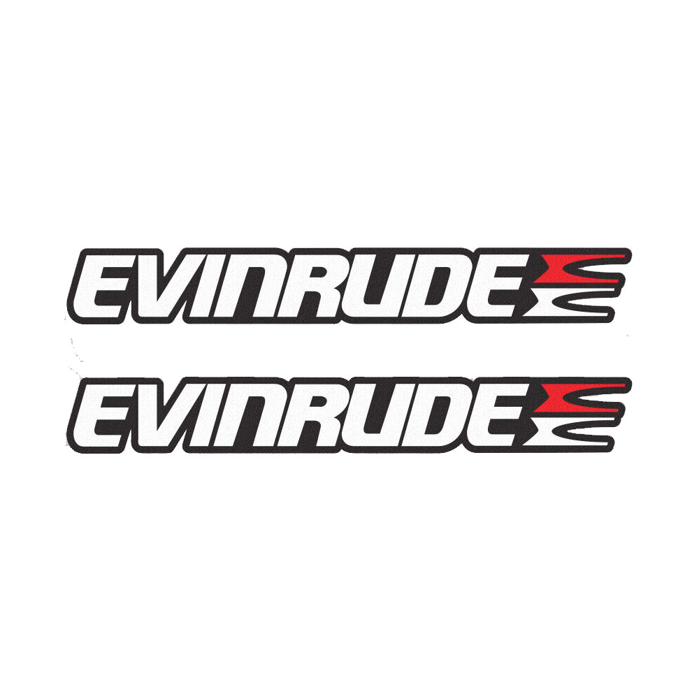 Fishing Boat Outboard Motor - 2 stuks voor Evinrude sticker sticker