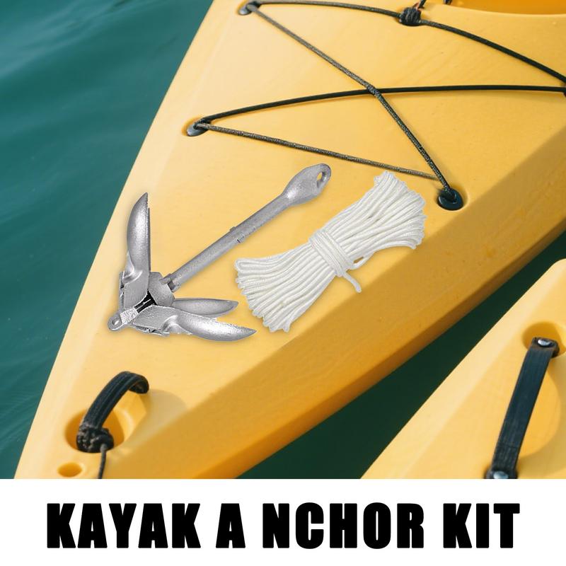 Fishing Boat Anchor - Kano Verankering Compact Kajak Ankeringssysteem Opvouwbare
