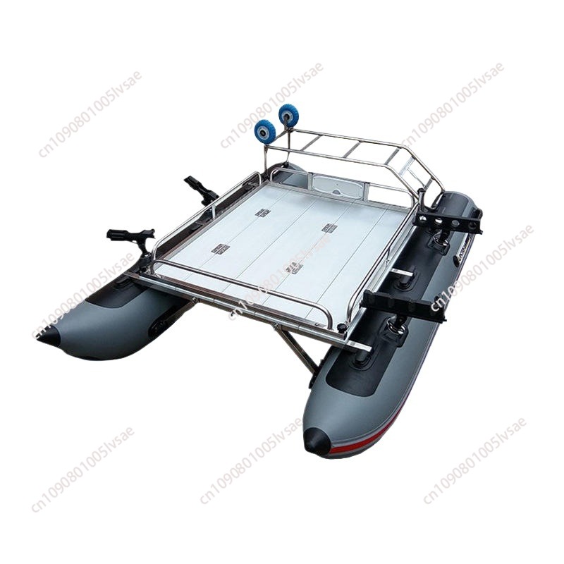 Fishing Boat Aluminum - Aluminium dek PVC ponton 1/2/4 opblaasbare