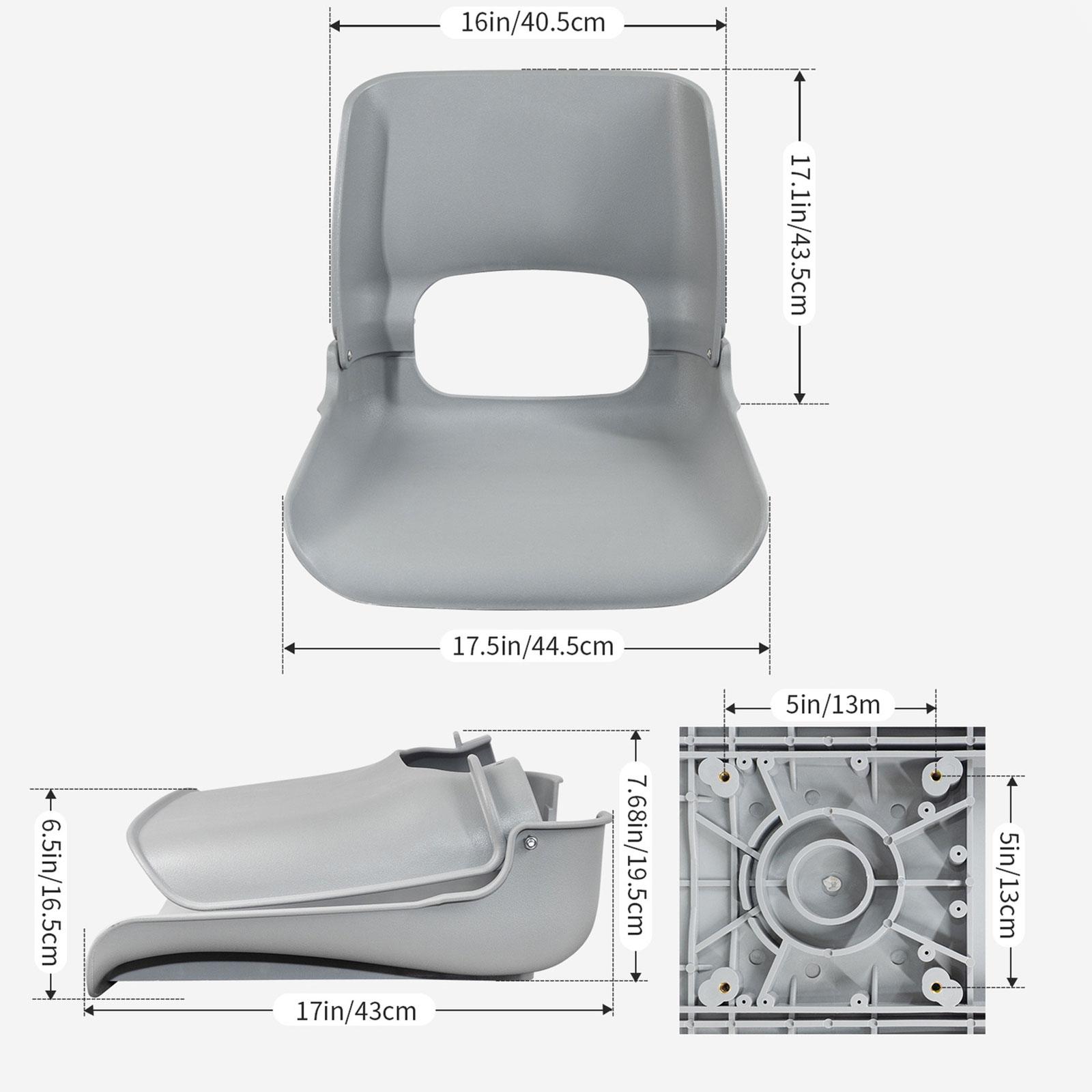 Fishing Boat Seat - Bootstoel Opvouwbare stoel met hoge rugleuning