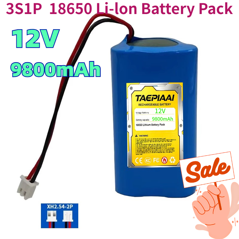 Fishing Boat Navigation Light - 12V 9800mAh 3S1P 18650 lithium-ionbatterijpakket 12,6V