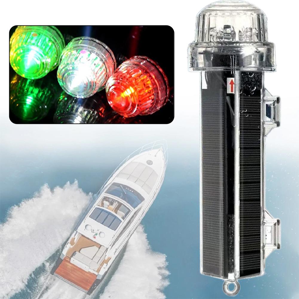 Fishing Boat Navigation Light - Solar Ocean Signaallicht Navigatie Signaallicht Waterdichte