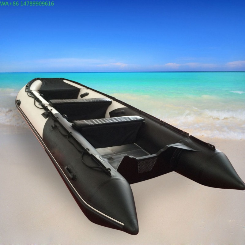 Fishing Boat Inflatable - Versterkte PVC 4,7 m 9-persoons reddingskano