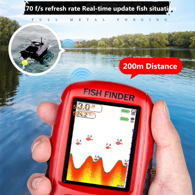 Slimme draagbare 50M diepte so - Fishing Boat Depth Finder recensie en prijs