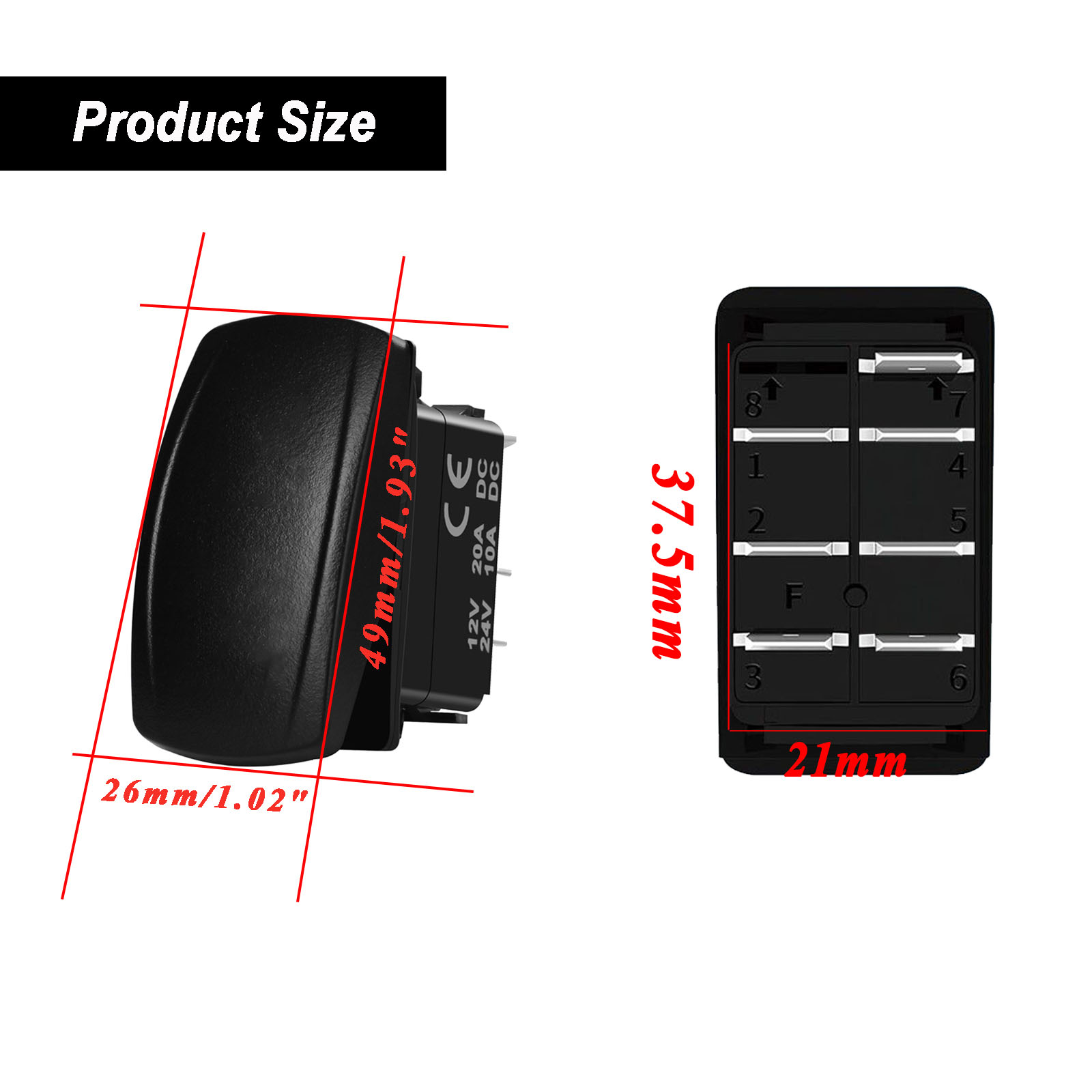 12 V/24 V Waterdichte Backlit  - Fishing Boat Anchor recensie en prijs