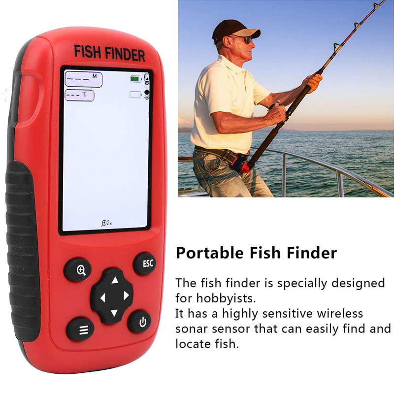 Draadloze viszoeker met sonar  - Fishing Boat Depth Finder recensie en prijs