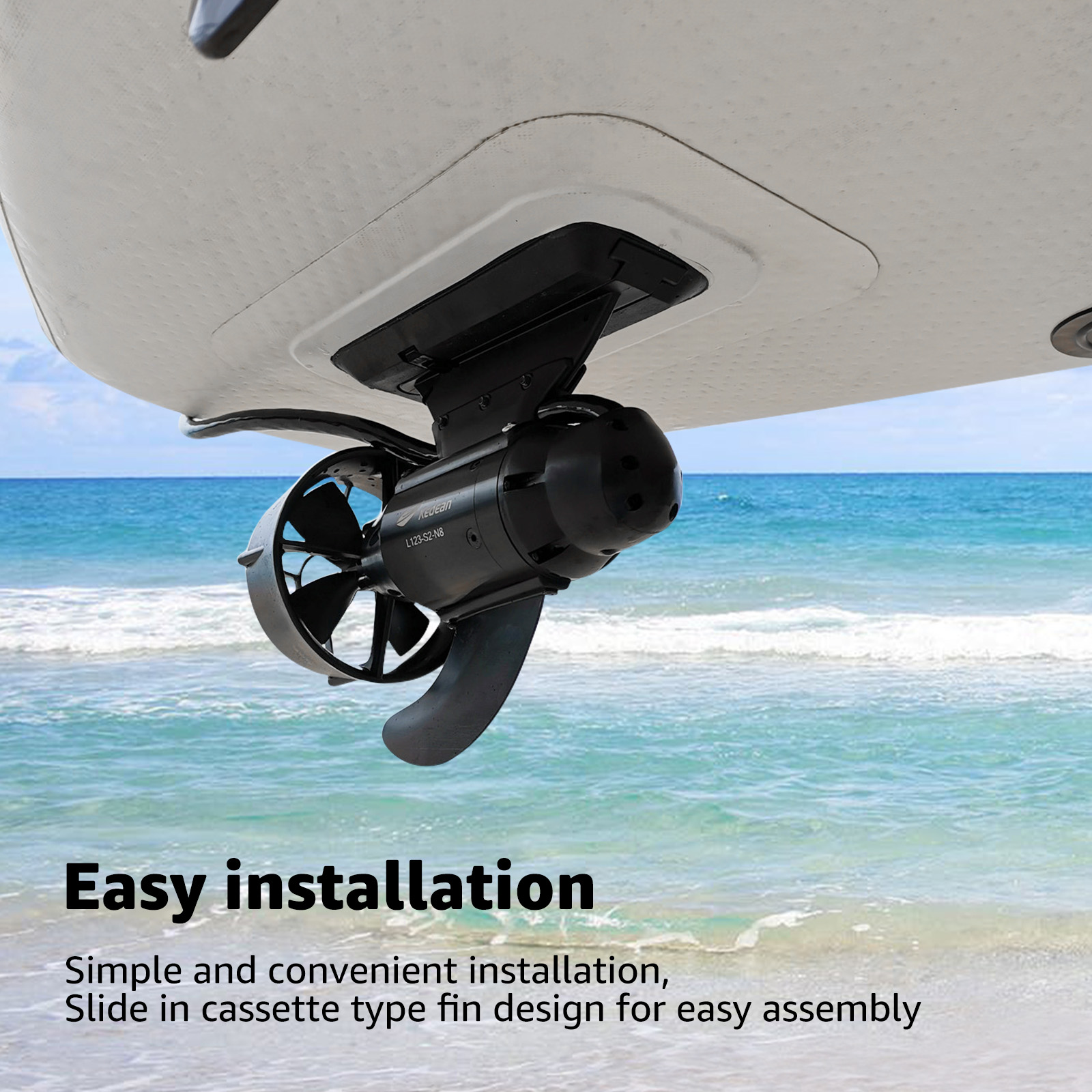380W 600W Elektrische Vinnen S - Fishing Boat Trolling Motor recensie en prijs