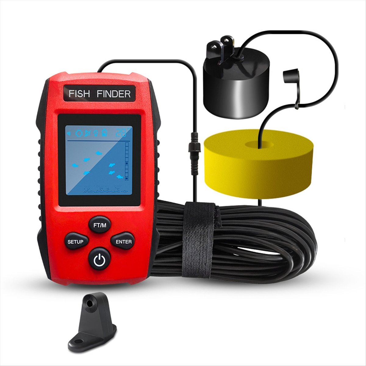 Kleuren LCD Fishfinder Bekabel - Fishing Boat Depth Finder recensie en prijs