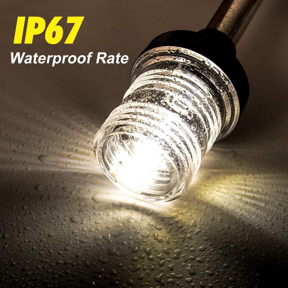 360 graden witte LED opklapbar - Fishing Boat Anchor recensie en prijs