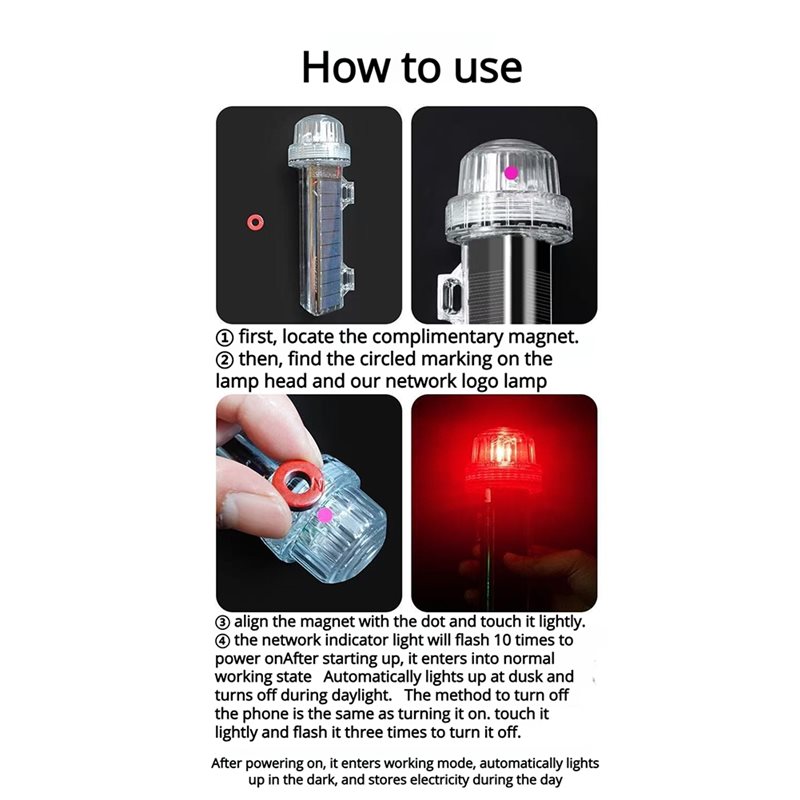 Zonne-aangedreven LED-maritiem - Fishing Boat Navigation Light recensie en prijs