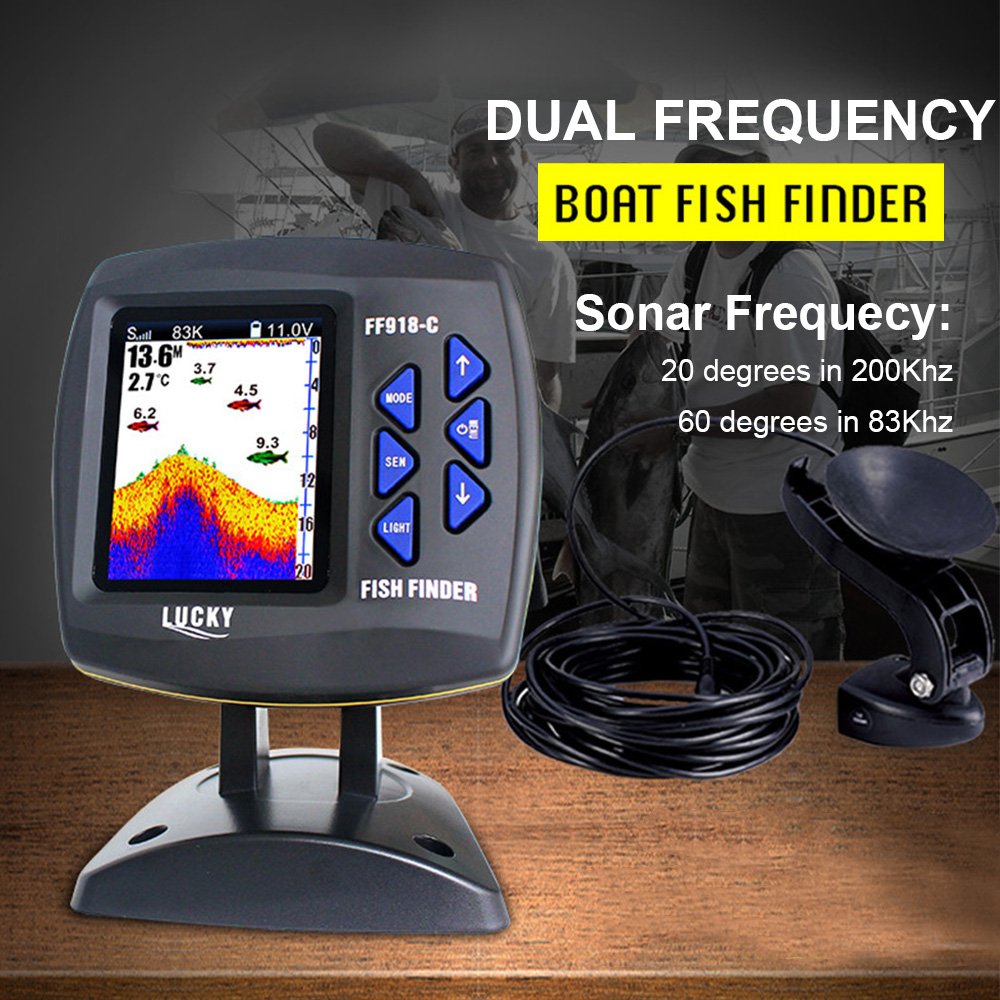 FF918-C100DS Kleurenscherm Bed - Fishing Boat Depth Finder recensie en prijs