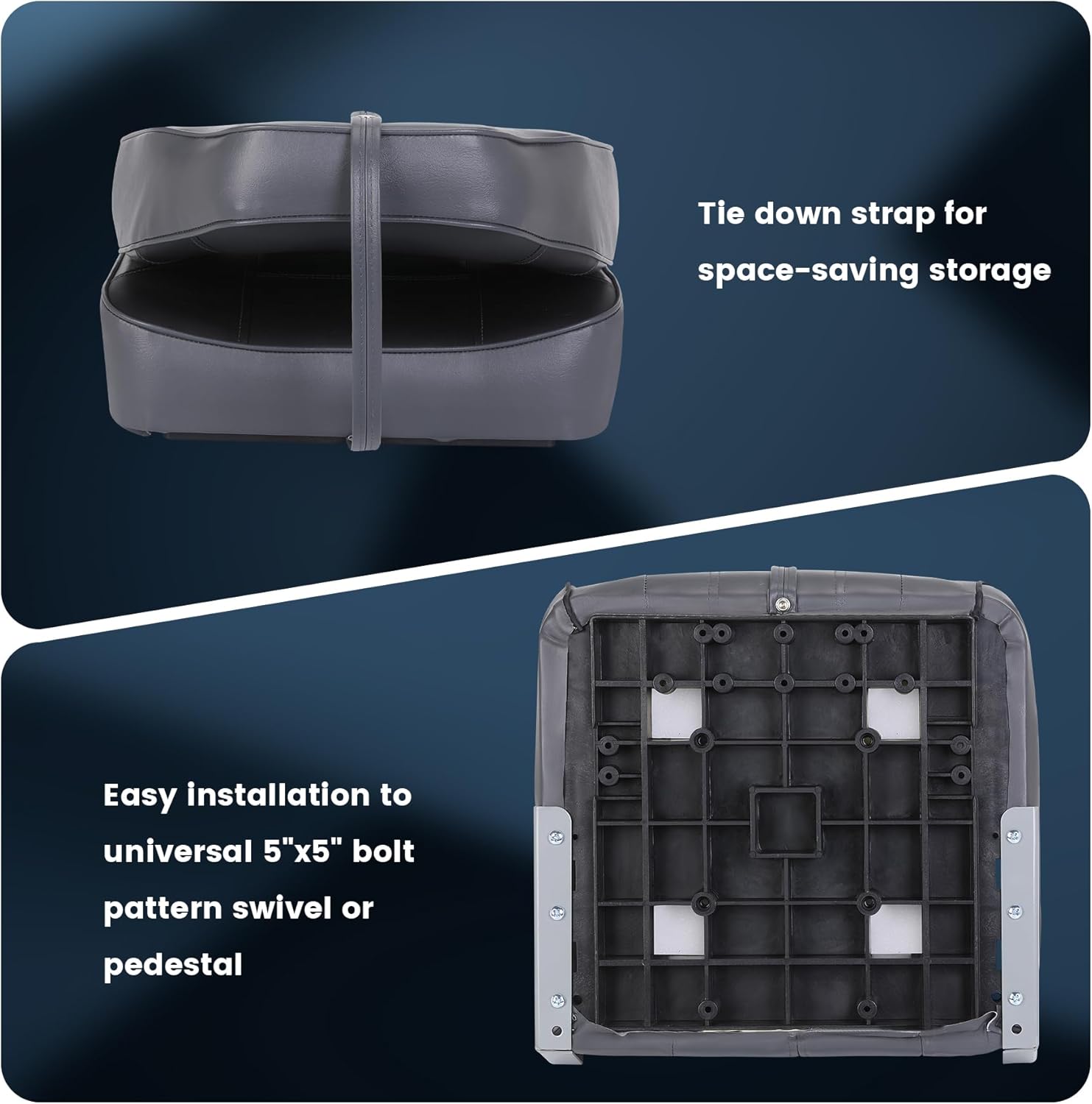 2-pack opvouwbare bootstoelen, - Fishing Boat Seat recensie en prijs