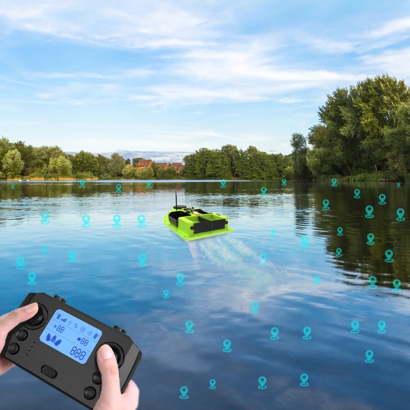 D19 GPS RC Aasboot 600M 4 Bakj - Fishing Boat Gps recensie en prijs